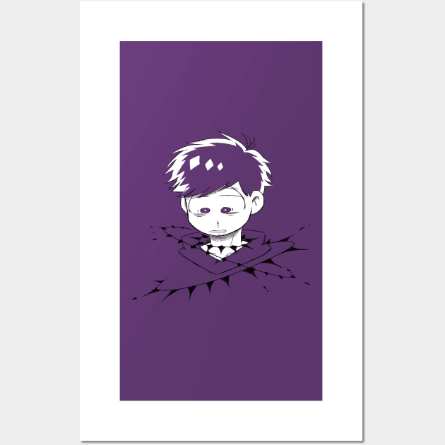 Curse - Ichimatsu Wall Art by mikazure